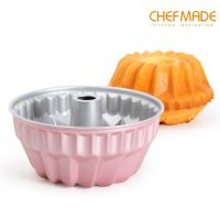 ~ CHEFMADE Hot Sale Non-stick Ripple Egg Tart Mold Flower Shape Reusable Cupcake and Muffin Baking Cup WK9801