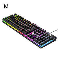 คีย์บอร์ดแบบมีสาย K500 Backlight Mechanical Feel Color Matching 104 Keys Computer E-Sports Gaming Keyboard For Desktop Convenient Gaming Keyboard