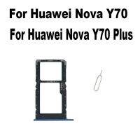 ต้นฉบับใหม่สำหรับ Huawei Nova Y70 Plus ซิมการ์ดที่ใส่ถาดซ็อกเก็ตอะแดปเตอร์ Connector อะไหล่ซ่อม-JSKB MALL