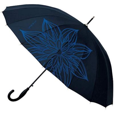 Mabu (MABU) Umbrella One Touch 16 Bone Lightweight Ladies Glass Fiber Flower Pattern Clematis SMV-40238 x1