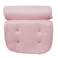 3D Mesh Spa Bath Pillow Bathtub Neck and Back Rest Support Pillow with Suction Cups for Bathroom Accessories