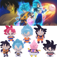 Stuffed Cartoon Toys Pendant Plush Doll Son Goku Buu Majin Vegeta