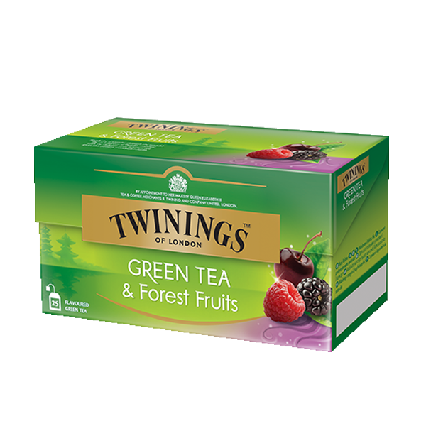 Twinings Green Tea &amp; Forest Fruit ชาทไวนิงส์ กรีนที แอนด์ ฟอร์เรสฟรุตส์