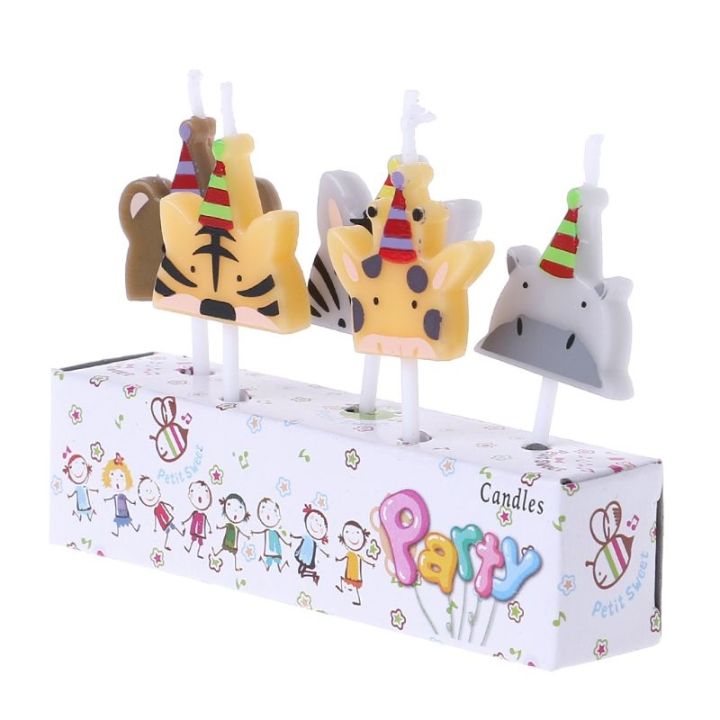 5pcs-set-cute-candle-zoo-party-shape-carnival-animal-birthday-candles