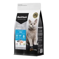 Blackhawk Natural Holistic อาหารแมวอายุ 1 ปีขึ้นไป รสปลา, 1.5 kg.