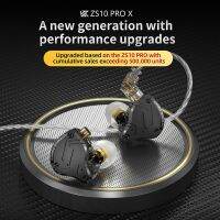 ZZOOI KZ ZS10 PRO X HIFI Bass Metal Hybrid In-ear Earphone Sport Noise Cancelling Headset Earbuds KZ ZSN PRO AS16 PRO AS12 ZSX ZEX