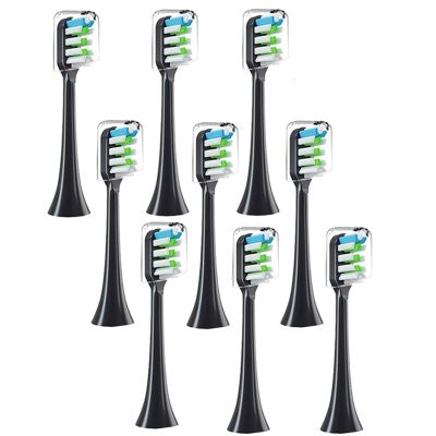 ☸ 9PCS Replacement Brush Heads For SOOCAS V1 V2 X3 X3U X5 D2 D3 SOOCARE Sonic Electric Toothbrush Head Soft Bristle