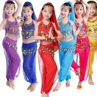 Liveme 5pcs/Set Belly Dance Costumes for Kids Girls Oriental Performance Clothing India Belly Dance Clothes for Girls ngh