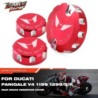 For DUCATI Panigale V2 V4 899 959 1199 1299 /S/R Part Motorcycle Oil Fluid Pumps Cap Front Rear Brake Clutch Reservoir Covers