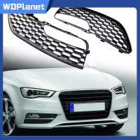 WDPlanet 8V3807682 8V3807681โครงโครเมียมครอบไฟตัดหมอกหมอกไฟลูกกรง2ชิ้นสำหรับ S3 A3 Audi