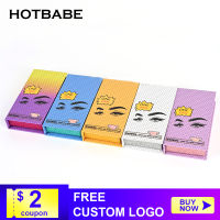 Eyelash Packaging Box Bulk Wholesale Custom 3D Mink Lashes Boxes Packaging With Logo Makeup Set Eyelashes Rectangle Box Case