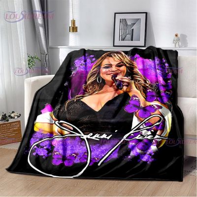 （in stock）Lightweight printed Flannel blanket Classic Latin singer Jenny Rivera blanket Household Flannel blanket Sofa bed blanket（Can send pictures for customization）