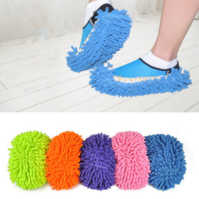 LS [สต็อก] รองเท้าม็อบทำความสะอาด Lazy Quick House ขัดปัดฝุ่นทำความสะอาดถุงเท้ารองเท้า