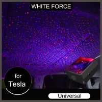 for Tesla Car Starry USB Ambience Light Car Roof Interior Design Decoration Starry Sky Ceiling Projection Lamp Atmosphere Light