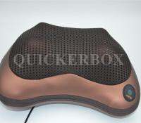 หมอนนวดคอและไหล่ ใช้ไฟได้ 2 ระบบ บ้าน/รถ Electronic Multifunction body massage pillow car home dual จัดส่งด่วน Kerry Express