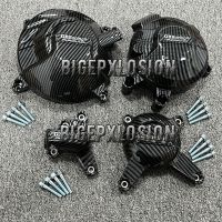 For YAMAHA MT-09 FZ-09 TRACER amp;SCRAMBLER 2014-2020 XSR900 2015-2021 Carbon Fiber Printing Motorcycles Engine Protective Cover