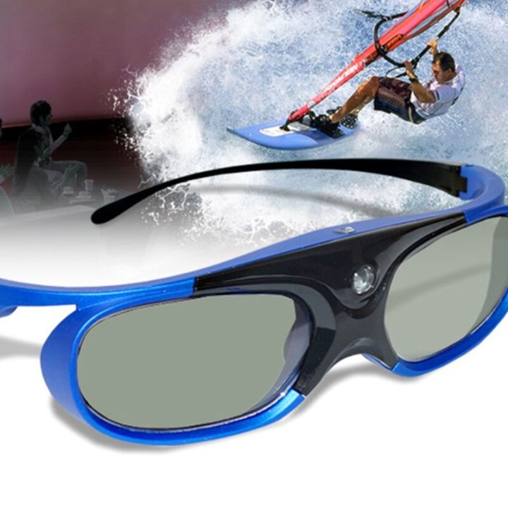 3d-glasses-active-shutter-eyewear-rechargeable-glasses-circular-glasses-for-dlp-optoma-zhige-3d-new-dropship