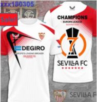 SEVILLA F.C CHAMPION 3D TSHIRT CUSTOM DESIGN WHITE