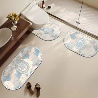 【CC】❆₪  3/1PCS Mats Anti-skid Super Absorbent Toilet Sink Shower Room Entrance Floor Dropshipping