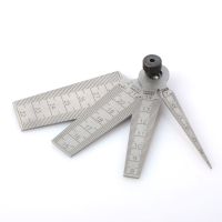 [QQL Hardware Tools]Taper Gage สแตนเลสสตีลความแม่นยำสูง Wedge Feeler Hole Taper Gauge ไม้บรรทัดเครื่องมือวัดแบบพกพาเครื่องมือตรวจสอบ B85C