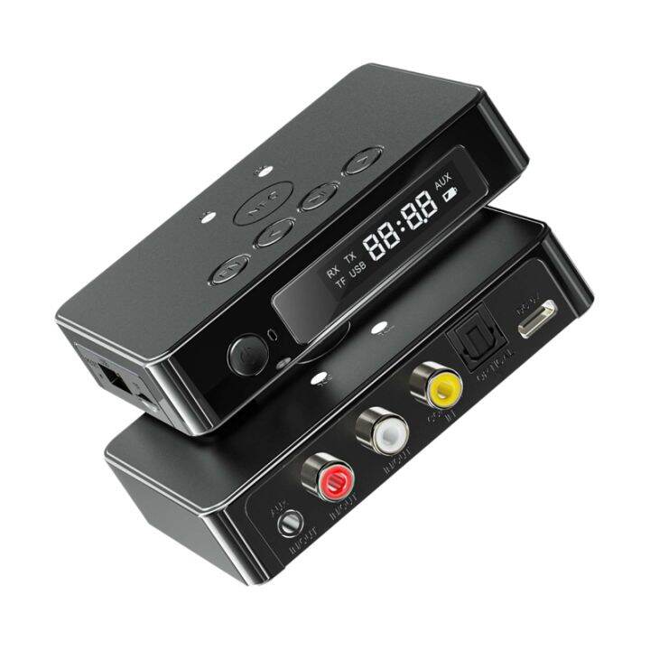 Bluetooth Transmitter Receiver 2 in 1 NFC Coaxial Optical Decoding