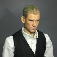 1/6 Scale Michael J Scofield Head โมเดลตุ๊กตาฟิกเกอร์ขนาด 12 นิ้วสําหรับผู้ชาย