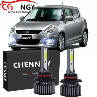 สำหรับ Suzuki Swift 2007 2008 2009 2010 2011 2012 - 6000K สีขาว12-32V LED ด้านหน้าหมอกหลอดไฟชุด (1คู่)