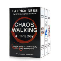 English original genuine chaotic walk 3 Volume Set co sale chaos walking when the monster knocks at the door by Patrick nesss award-winning Carnegie childrens Book Award Patrick ness