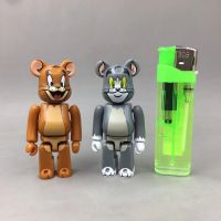 โมเดลฟิกเกอร์ Bearbrick 100 Tom And Jerry Bear ขนาดเล็ก 7 ซม.