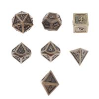 7ชิ้น Polyhedral ลูกเต๋าชุดเกมกระดานลูกเต๋าสำหรับ RPG DND RPG MTG D12 D10 D8 D6ตารางเกม