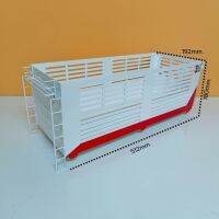 กระบะเหล็กสำหรับรถบังคับ 1/14 Metal Truck 6X6 8x8 Dump Bucket Cargo Box for 1/14 RC Trailer Tipper Tamiya Tractor