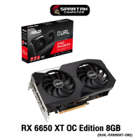 ASUS RX 6650 XT DUAL OC Edition 8GB GDDR6 การ์ด RX 6650XT AMD Radeon VGA