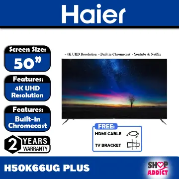 Haier 4K Uhd Smart Android Tv (65) LE65K6600UG