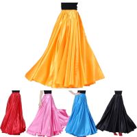 【YD】 10colors Performance Dancing Costumes for Adult Woman Big Silk Gypsy Spanish Flamenco Skirt