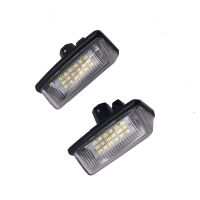 2PCS LED จำนวนป้ายทะเบียนโคมไฟสำหรับ Toyota Alphard Wish Noahvoxy Estima Caldina Corolla Crown Majesta Starlet Sprinter