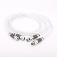 10m Per Pair 5N Single Silver Plated 2RCA Male TO XLR Female Plug Audio Cable HIFI