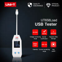 【✔】 vkysdo UNI-T ประเภท A พอร์ตเอาท์พุทแรงดันไฟฟ้า USB Tester UT658LOAD วงจรพลังงานในปัจจุบัน Quivalent ต้านทานโหลดอิเล็กทรอนิกส์