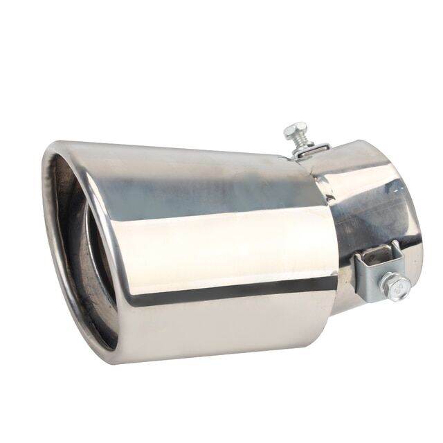 LED Flaming Luminous Car Exhaust Muffler Tail Pipe 6365Mm Inlet With