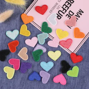 Heart Patches Clothes, Hearts Embroidered Patches