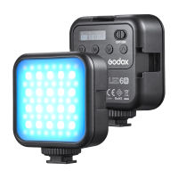 Godox LITEMONS LED6R วิดีโอ LED RGB Light Mini Fill-In Light 3200K-6500K หรี่แสงได้13แสงสนับสนุนการดูดซับแม่เหล็ก3เย็นตัวประกับติดสำหรับ Vlog ที่ถ่ายทอดสดผลิตภัณฑ์ Vlog Studio