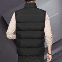 The new 2022 men down vests students trend waistcoat thickening warm vest vest coat male