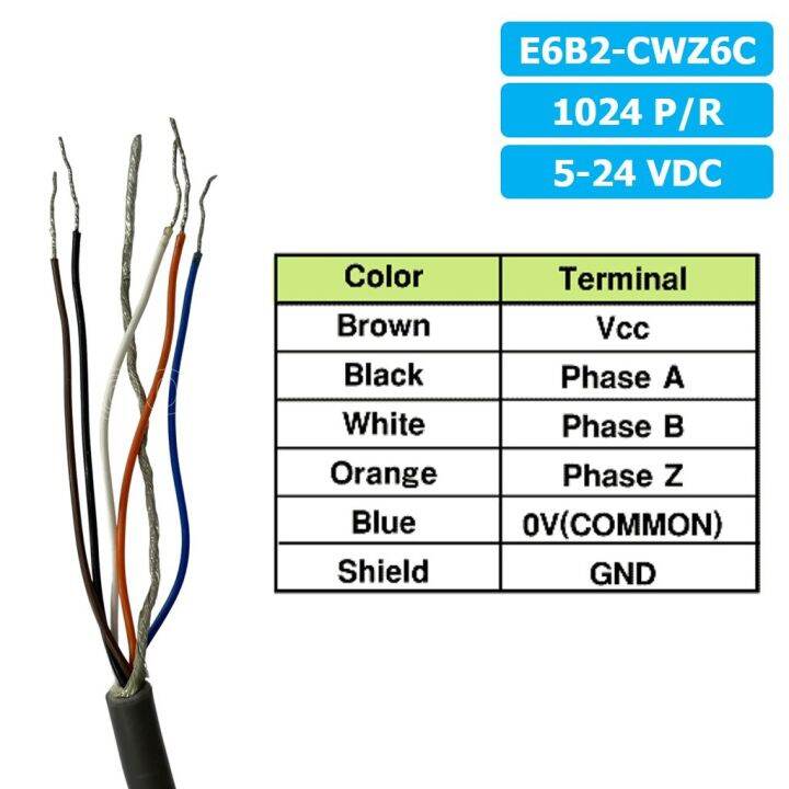 1ชิ้น-e6b2-cwz6c-1024p-r-5-24vdc-โรตารี่เอ็นโค้ดเดอร์-rotary-encoder-incremental