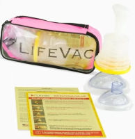 LifeVac Pink Travel Kit - Choking Rescue Device, Portable Suction Rescue Device First Aid Kit for Kids and Adults, Portable Airway Suction Device for Children and Adults