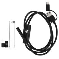 3-In-1 Borescope Inspection Camera Built-in 6 IP67 Waterproof USB Type-C Endoscope for Android Smartphones/PC