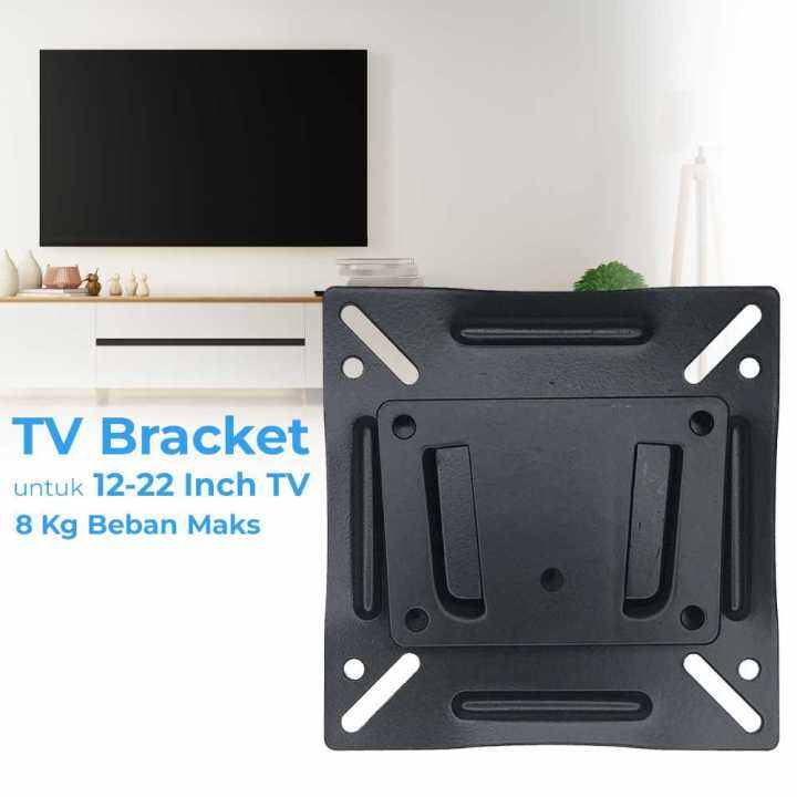 TV Bracket Metal 75 x 75 Pitch untuk 1222 Inch Monitor & TV/braket