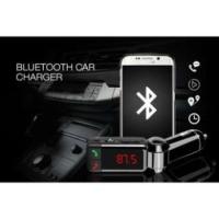 bluetooth car charger with FM บลูทูธ แบบแฮนด์ฟรีในรถยนต์ วิทยุ FM เครื่องเล่น MP3 และชาร์จโทรศัพท์ พร้อม specker phone ในตัว รุ่นBC06B