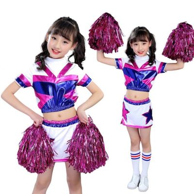 ✿❇ Lolanta Girls Cheerleader Costume School Team Uniform Match Socks