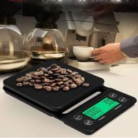 3/5kg 0.1g Portable LCD Electronic Kitchen Scales Coffee with Time Accessories Weighing Balance Digital Coffee Scale Luggage Scales