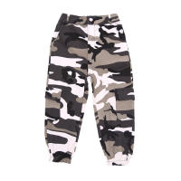 Wine Kid Hip Hop Clothing Camouflage Jogger Pants for Girls Jazz Dance wear Costume Ballroom Dancing Clothes Stage Outfits Suit