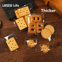 LBSISI Life Transparent Clear Biscuits Cookie Bags Food Candy Chocolate Wedding Birthday Party Plastic Packaging Bag